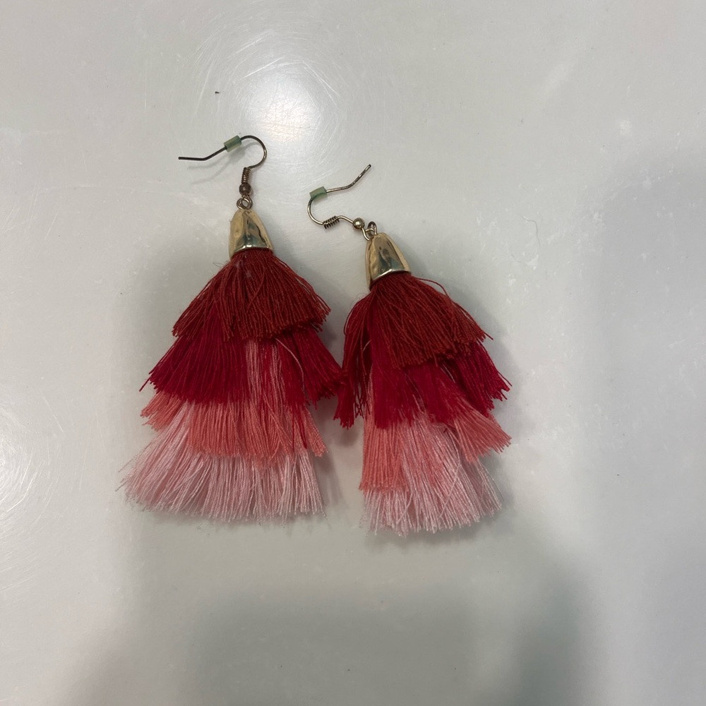 Tassel dangle earrings